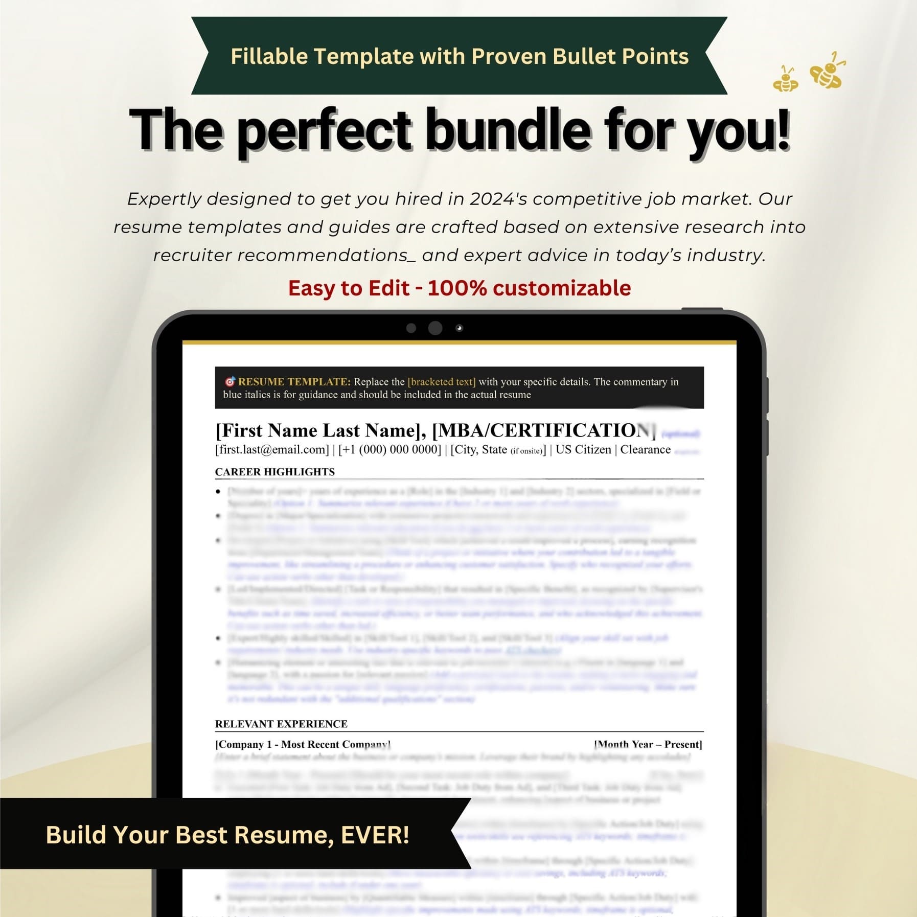 Impactful ATS Resume Template 3