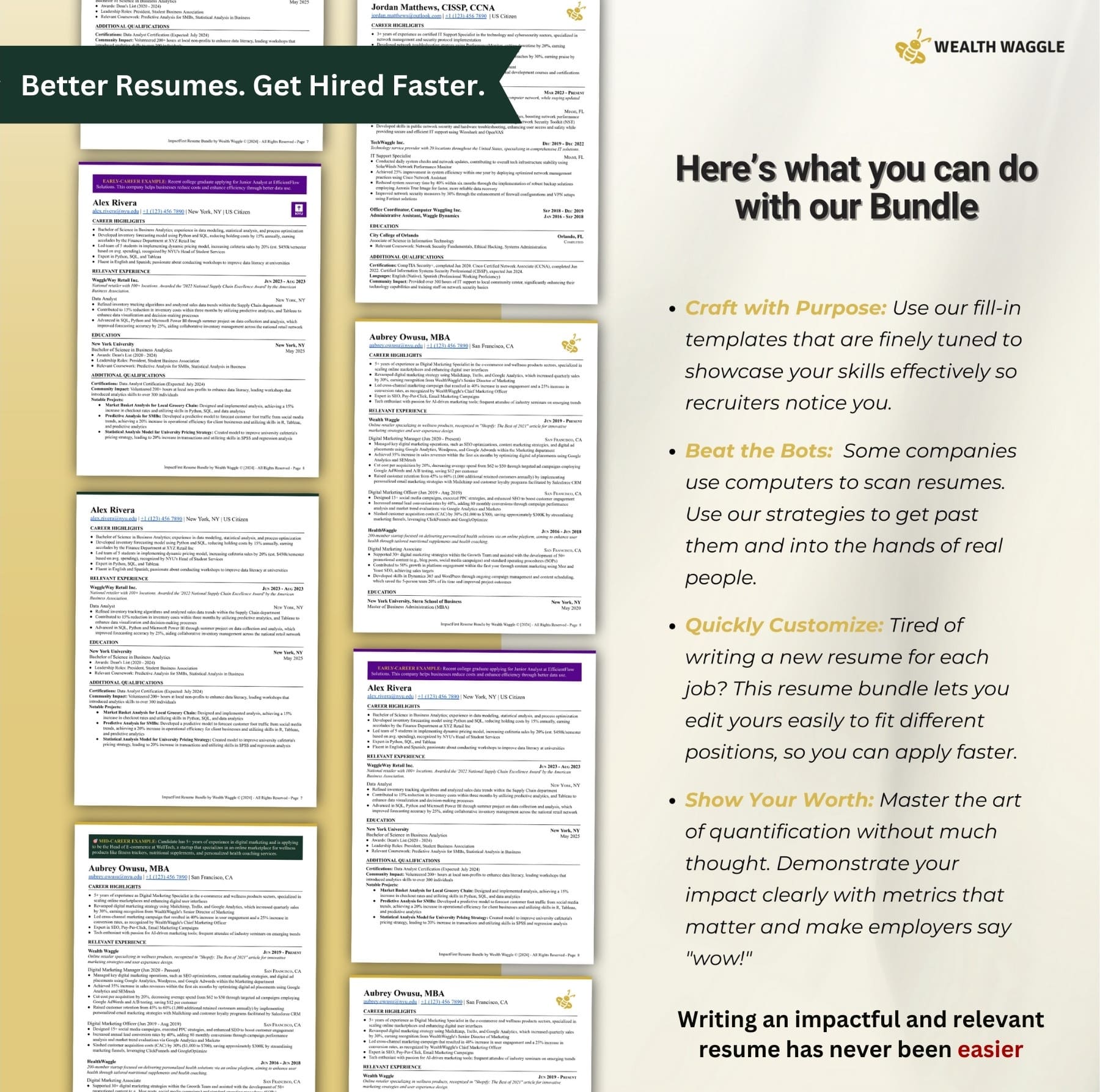 Impactful ATS Resume Template 4
